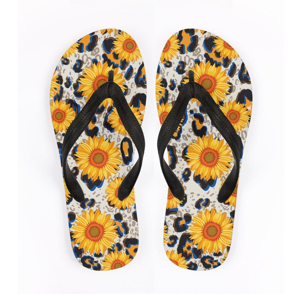 Flip Flops Animal Texture Outdoor Beach Leisure Flip-flops