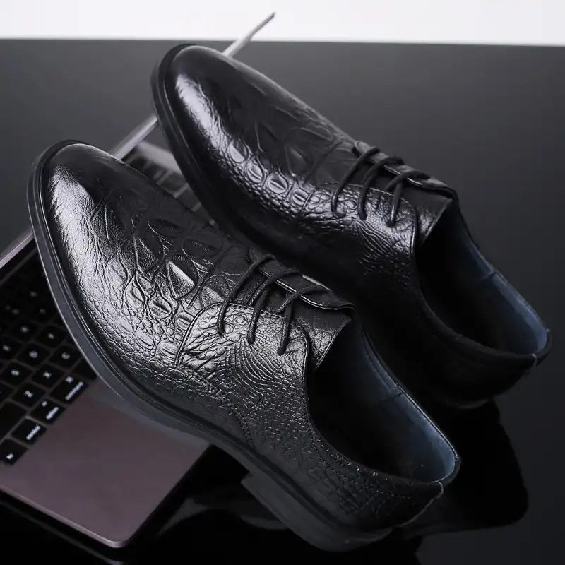 Heightened Breathable Business Formal Casual Leather Shoes