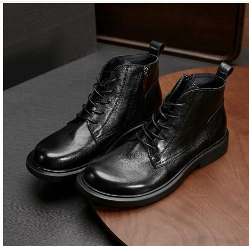 Genuine Leather Fashion Martin Boots For Men